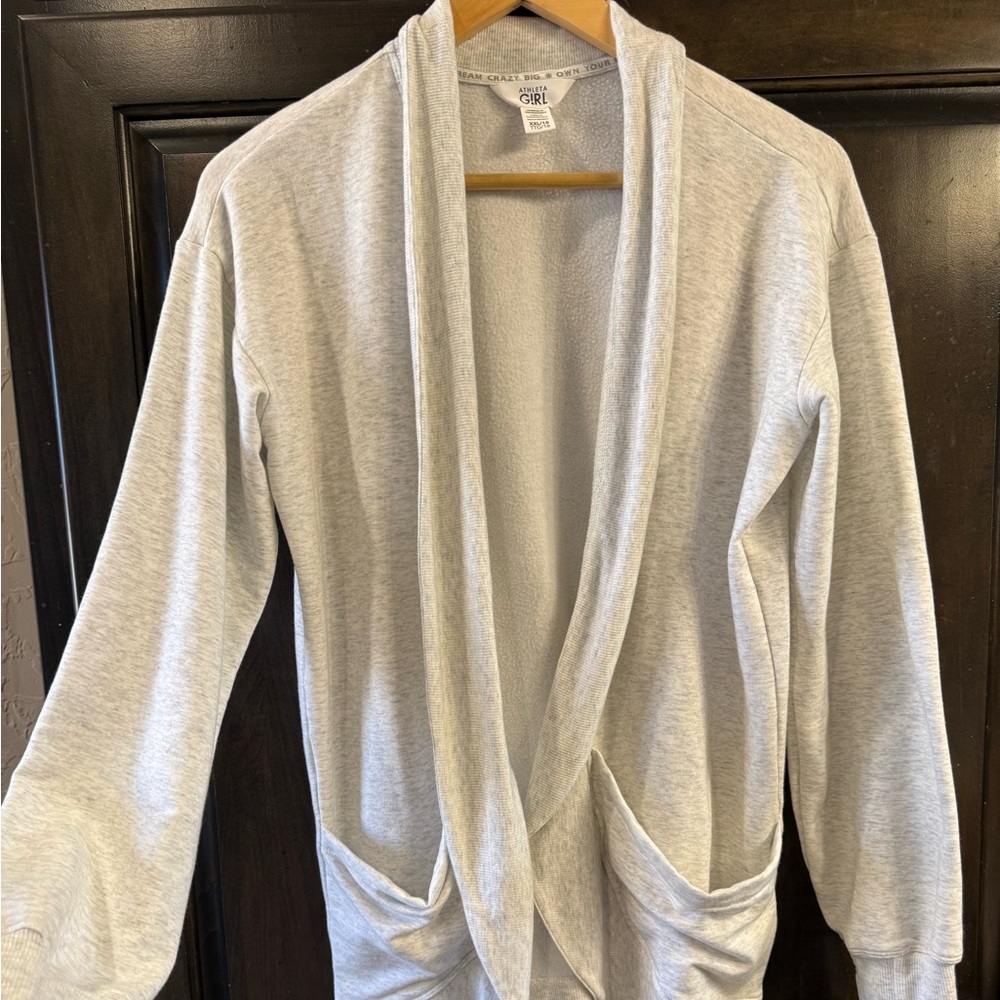 Athleta Girl’s Light Gray Cardigan